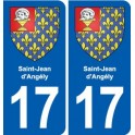 17 Montendre blason ville autocollant plaque sticker