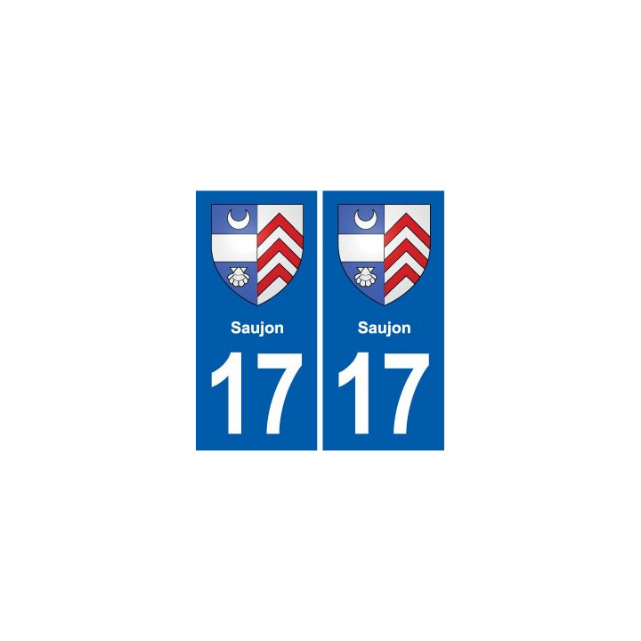 17 Montendre blason ville autocollant plaque sticker