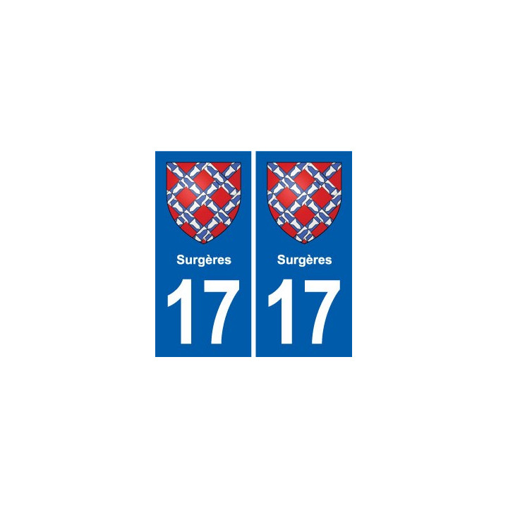 17 Montendre blason ville autocollant plaque sticker
