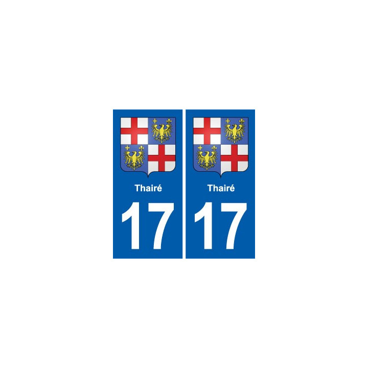 17 Montendre blason ville autocollant plaque sticker