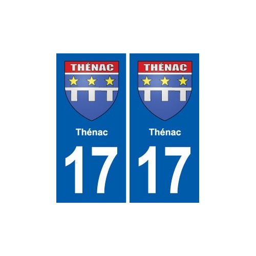 17 Montendre blason ville autocollant plaque sticker