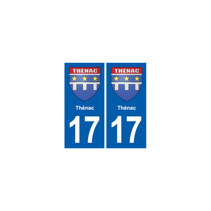 17 Montendre blason ville autocollant plaque sticker