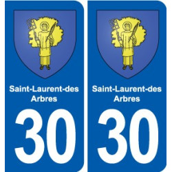 30 Aramon blason ville autocollant plaque stickers