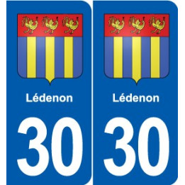 30 Aramon blason ville autocollant plaque stickers