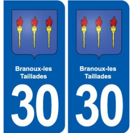 30 Aramon blason ville autocollant plaque stickers