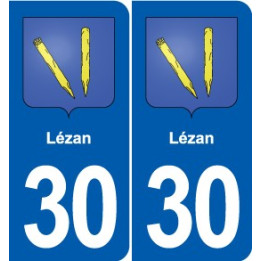 30 Aramon blason ville autocollant plaque stickers