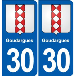 30 Aramon blason ville autocollant plaque stickers