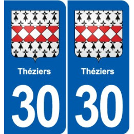 30 Aramon blason ville autocollant plaque stickers