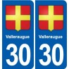 30 Aramon blason ville autocollant plaque stickers