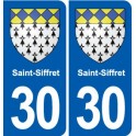 30 Aramon blason ville autocollant plaque stickers