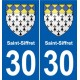 30 Aramon blason ville autocollant plaque stickers