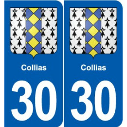 30 Aramon blason ville autocollant plaque stickers
