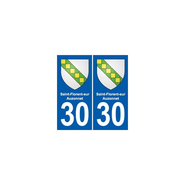 30 Aramon blason ville autocollant plaque stickers