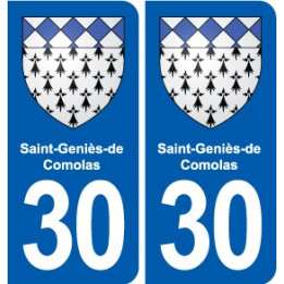30 Aramon blason ville autocollant plaque stickers