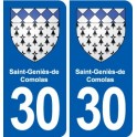 30 Aramon blason ville autocollant plaque stickers