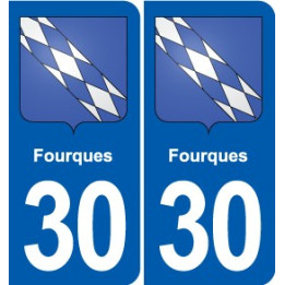 30 Aramon blason ville autocollant plaque stickers
