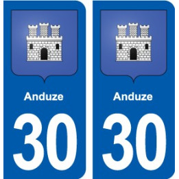 30 Aramon blason ville autocollant plaque stickers