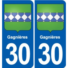 30 Aramon blason ville autocollant plaque stickers