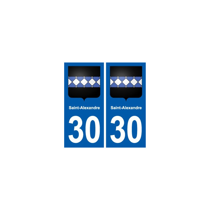 30 Aramon blason ville autocollant plaque stickers
