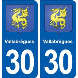 30 Aramon blason ville autocollant plaque stickers