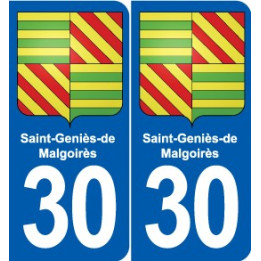 30 Aramon blason ville autocollant plaque stickers
