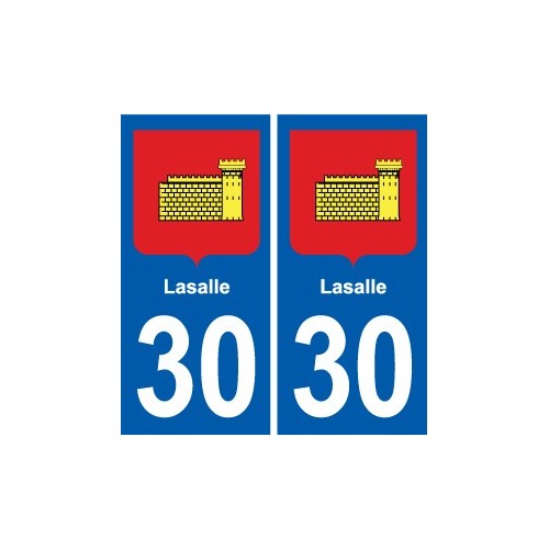 30 Aramon blason ville autocollant plaque stickers