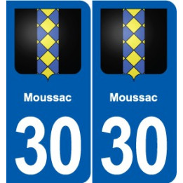 30 Aramon blason ville autocollant plaque stickers