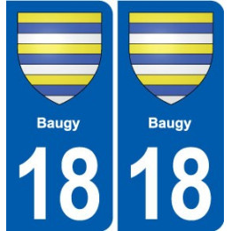 18 Sancerre blason autocollant plaque ville sticker