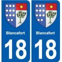 18 Sancerre blason autocollant plaque ville sticker