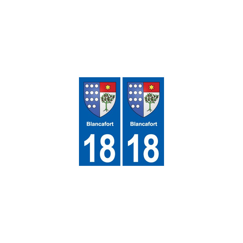 18 Sancerre blason autocollant plaque ville sticker