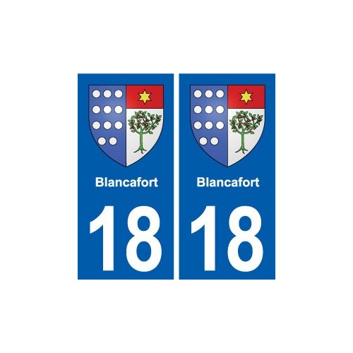 18 Sancerre blason autocollant plaque ville sticker