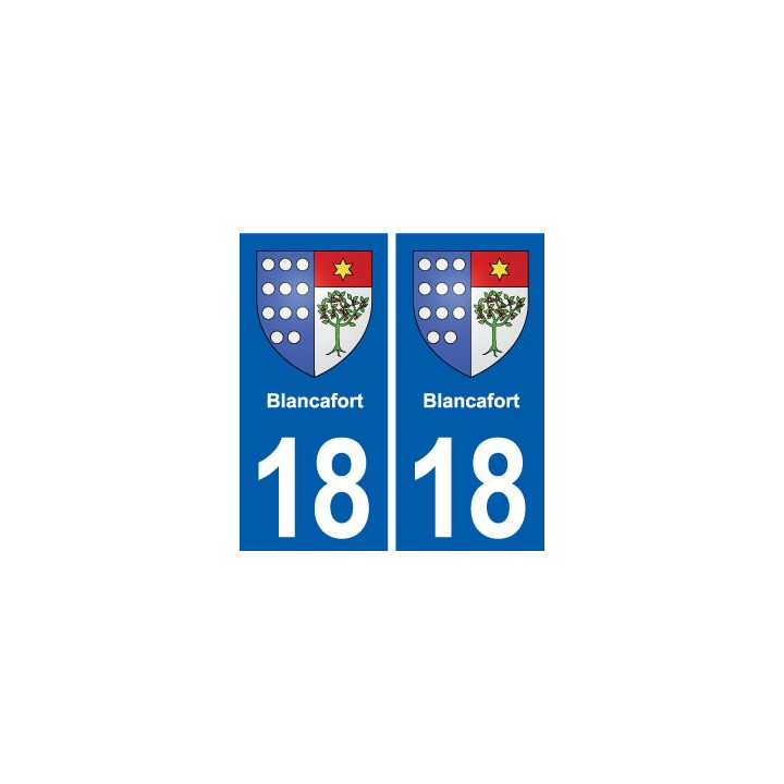 18 Sancerre blason autocollant plaque ville sticker
