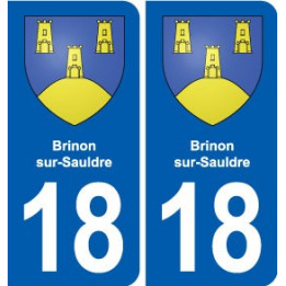 18 Sancerre blason autocollant plaque ville sticker