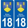 18 Sancerre blason autocollant plaque ville sticker