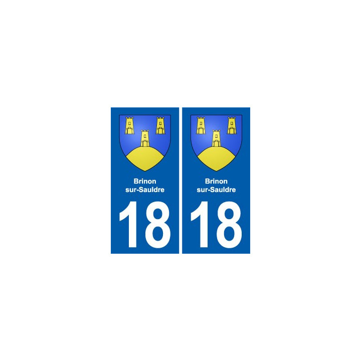 18 Sancerre blason autocollant plaque ville sticker