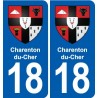 18 Sancerre blason autocollant plaque ville sticker