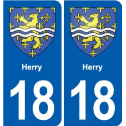 18 Sancerre blason autocollant plaque ville sticker