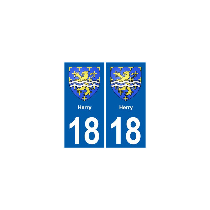18 Sancerre blason autocollant plaque ville sticker