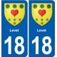 18 Sancerre blason autocollant plaque ville sticker