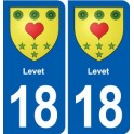 18 Sancerre blason autocollant plaque ville sticker