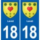 18 Sancerre blason autocollant plaque ville sticker