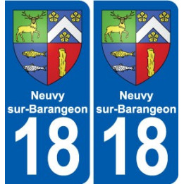 18 Sancerre blason autocollant plaque ville sticker
