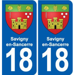 18 Sancerre blason autocollant plaque ville sticker