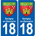 18 Sancerre blason autocollant plaque ville sticker