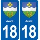 18 Sancerre blason autocollant plaque ville sticker