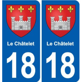 18 Sancerre blason autocollant plaque ville sticker