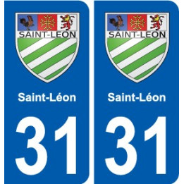 31 Fronton blason ville autocollant plaque stickers