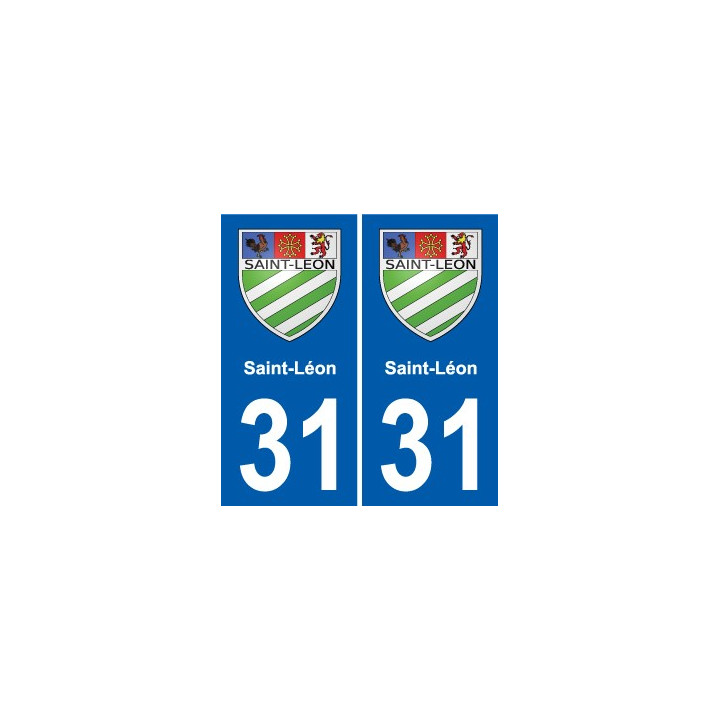 31 Fronton blason ville autocollant plaque stickers