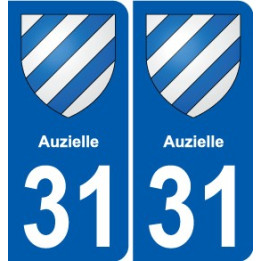 31 Fronton blason ville autocollant plaque stickers