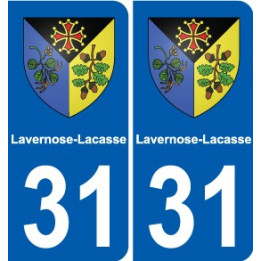 31 Fronton blason ville autocollant plaque stickers